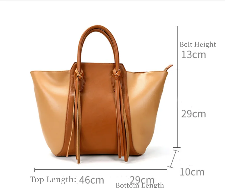 Leather Tote Bag for Women Everyday Shoulder Bag, Large Capacity Handbag, Birthday Gift for Her