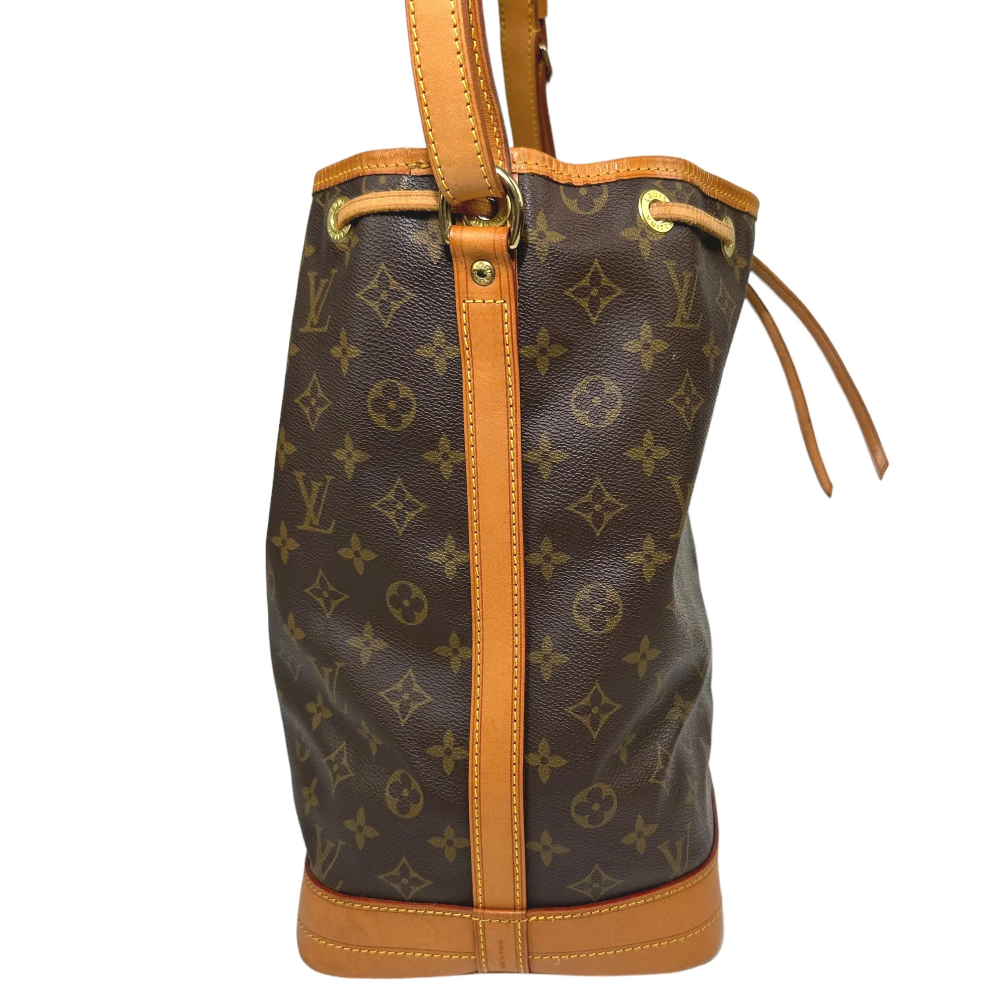 LOUIS VUITTON  Noe MM Shoulder Drawstring Bag Monogram LHQ24