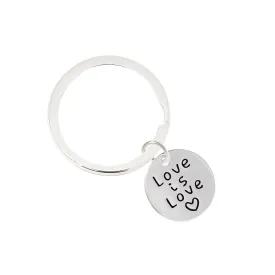 Love Is Love Split Ring Key Chains