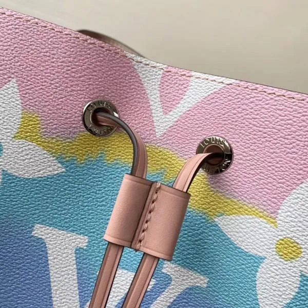 Lv Escale Néonoé Mm Bucket Bag M45124 Pastel Pink 2020