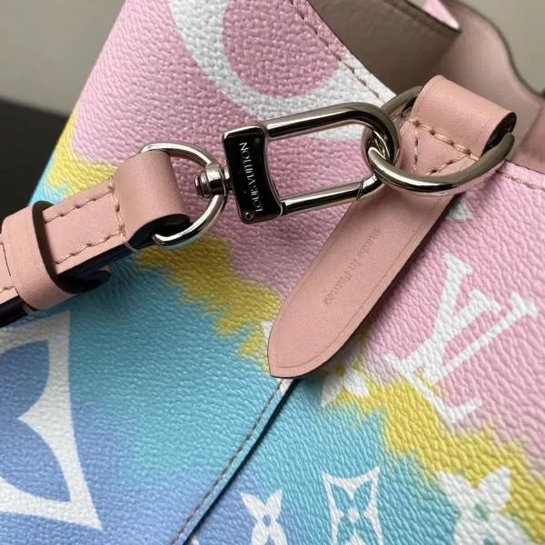 Lv Escale Néonoé Mm Bucket Bag M45124 Pastel Pink 2020