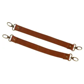 Mally Leather Stroller Straps | Brown