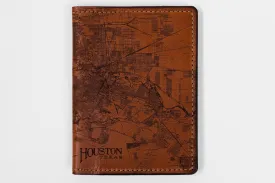 Map Passport Wallet | Houston | Tactile Craftworks