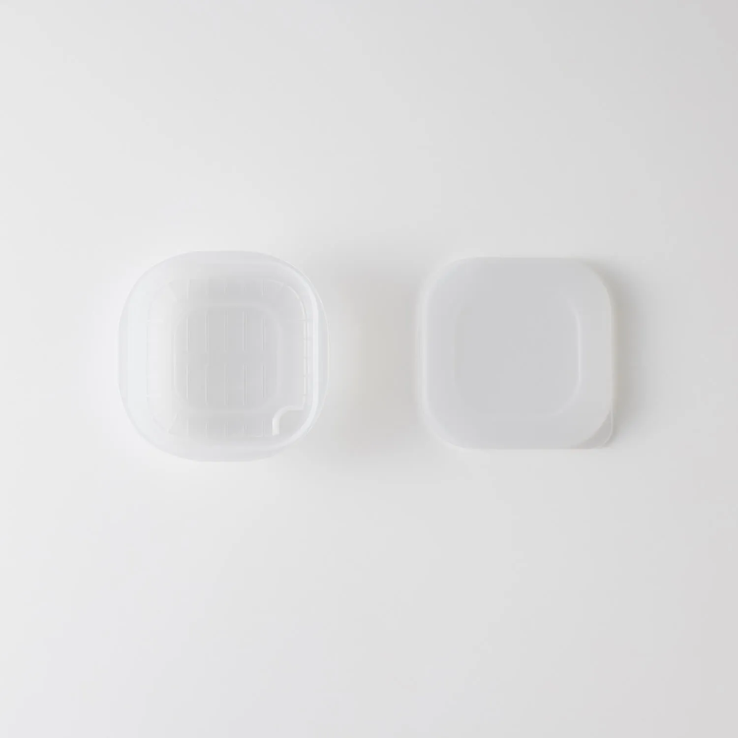 【MARNA】CLEAR Rice Container for Freezer 2 pcs -クリア冷凍ごはん容器 2個入り- Regular size