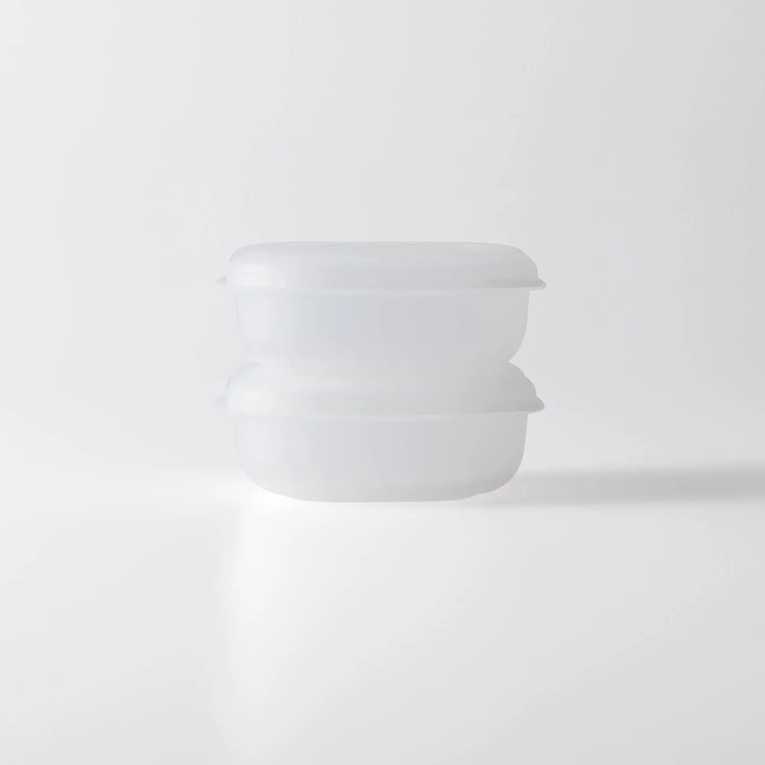 【MARNA】CLEAR Rice Container for Freezer 2 pcs -クリア冷凍ごはん容器 2個入り- Regular size