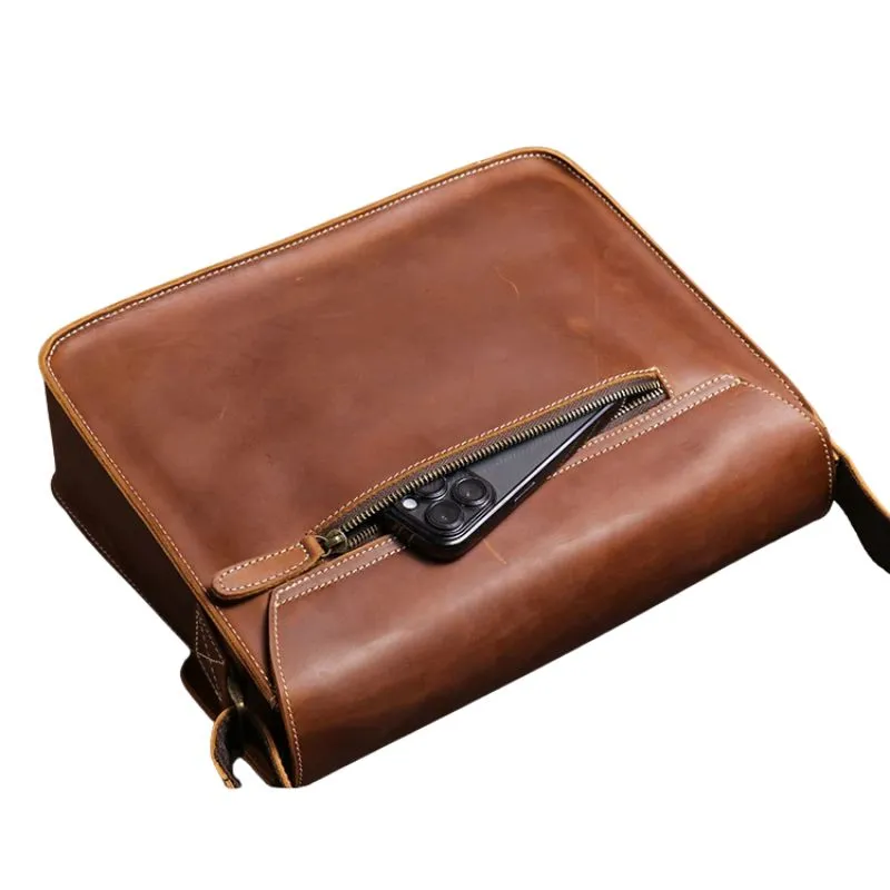 Men's Genuine Leather Crossbody Classic Cambridge Bag