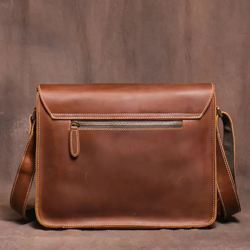 Men's Genuine Leather Crossbody Classic Cambridge Bag