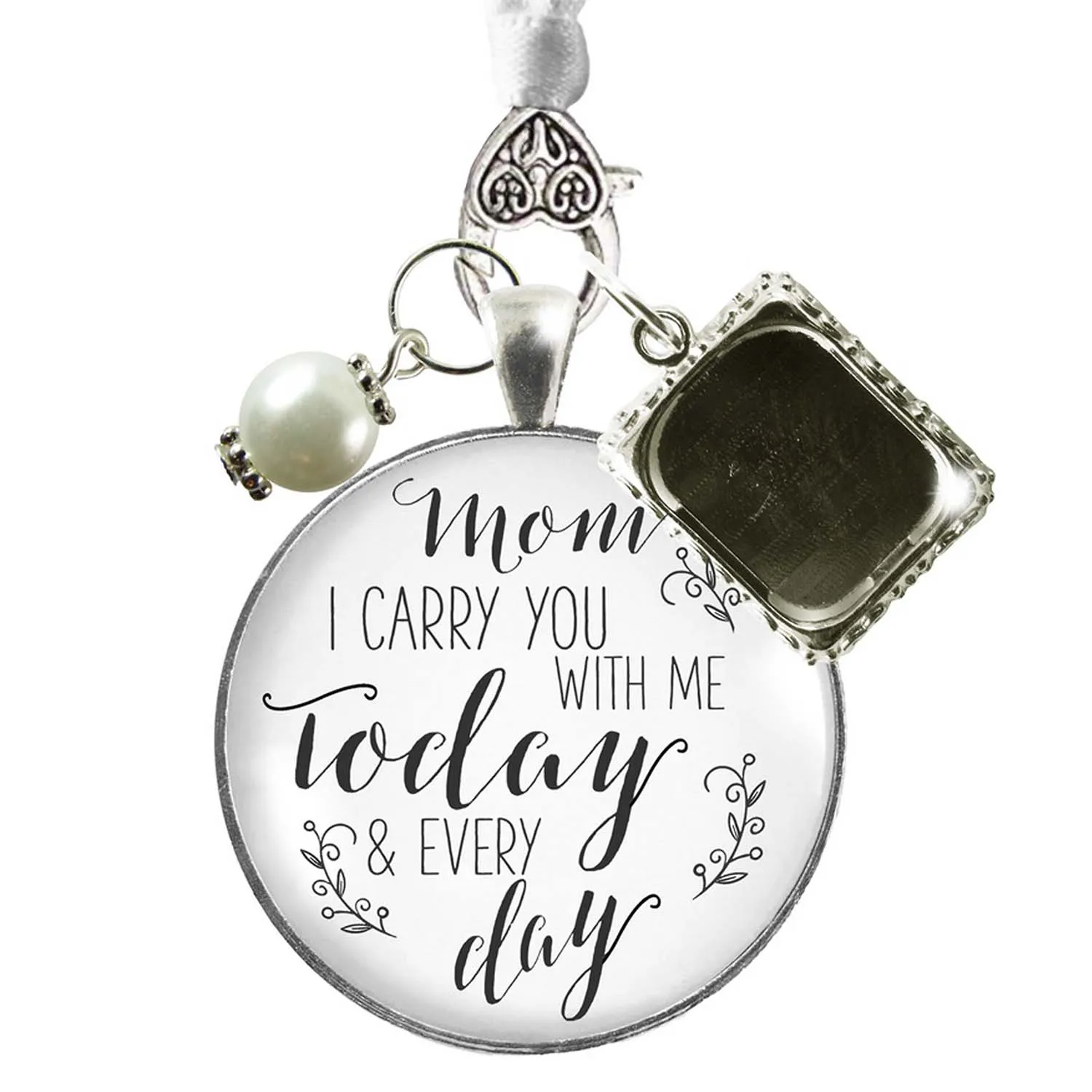 Missing You As I Walk Down the Aisle Charms By Gutsy Goodness, Wedding Keychains