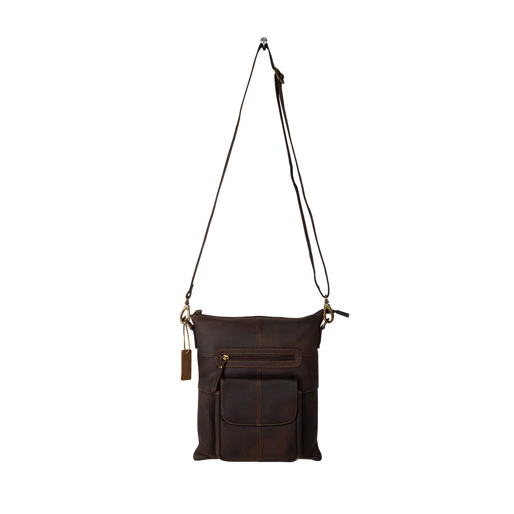 Montana Peak Leather & Hairon Bag