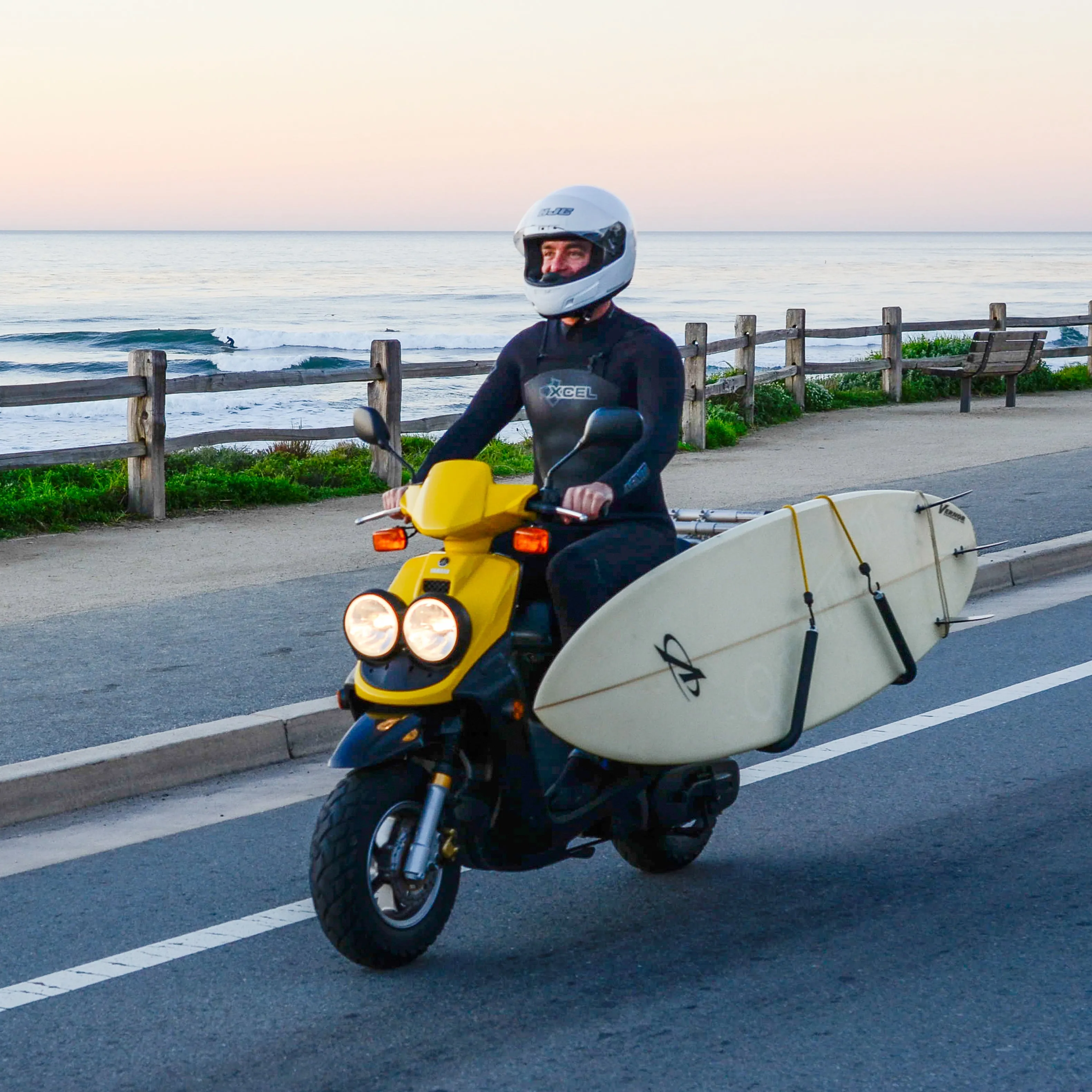 Moped Surfboard Rack