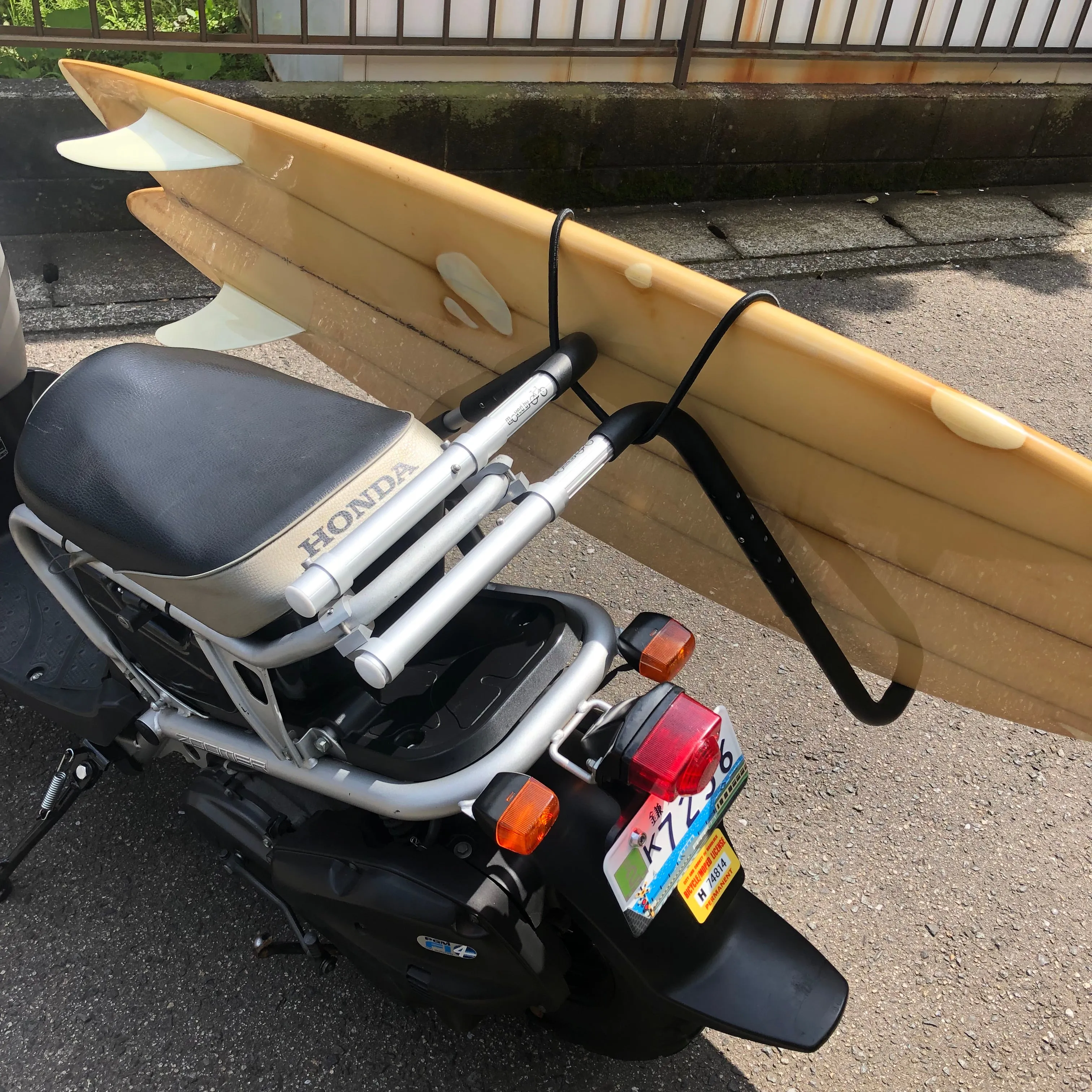 Moped Surfboard Rack