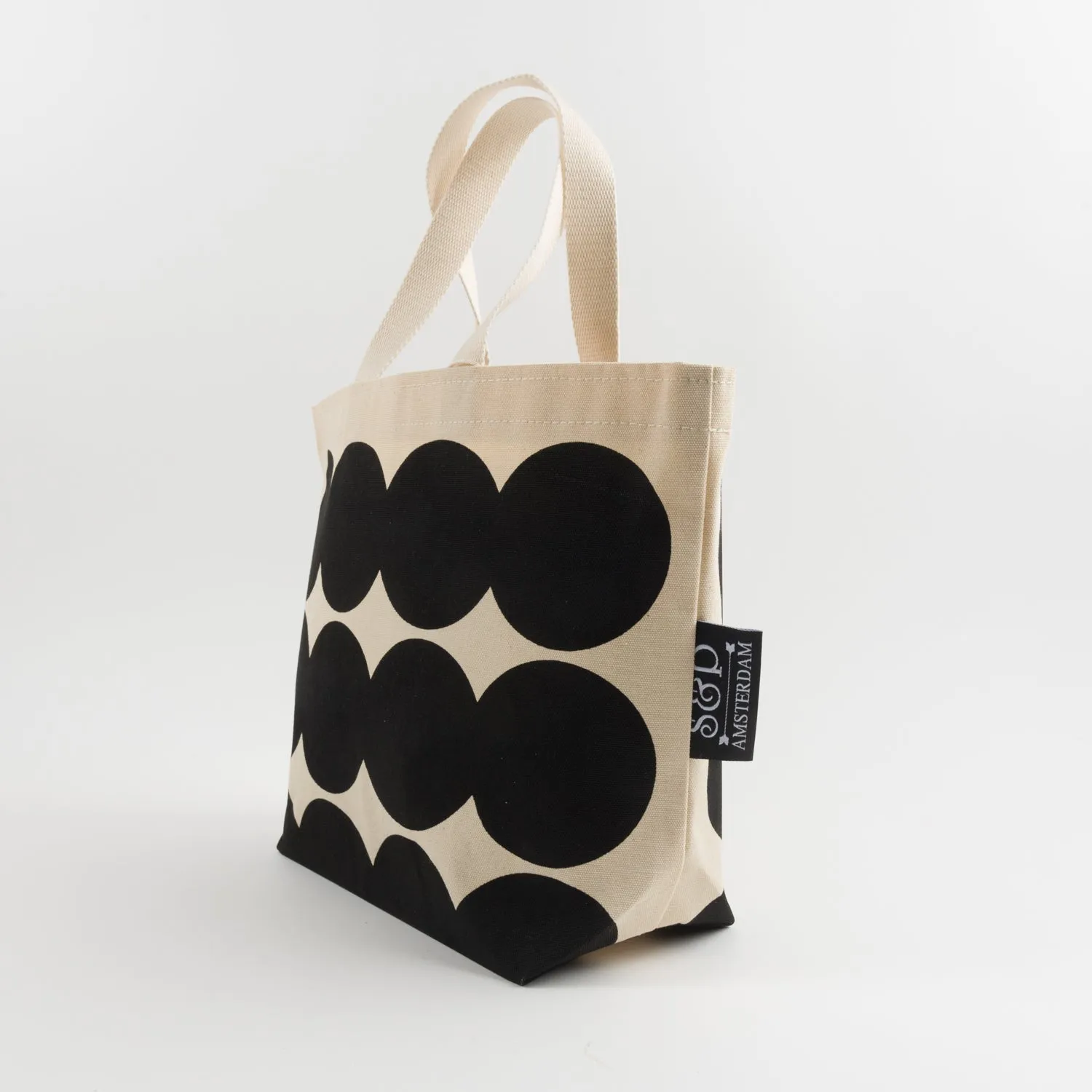 NIKO BAG - CIRCLES BLACK