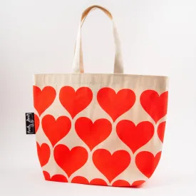 NIKO BAG - HEARTS RED/ORANGE