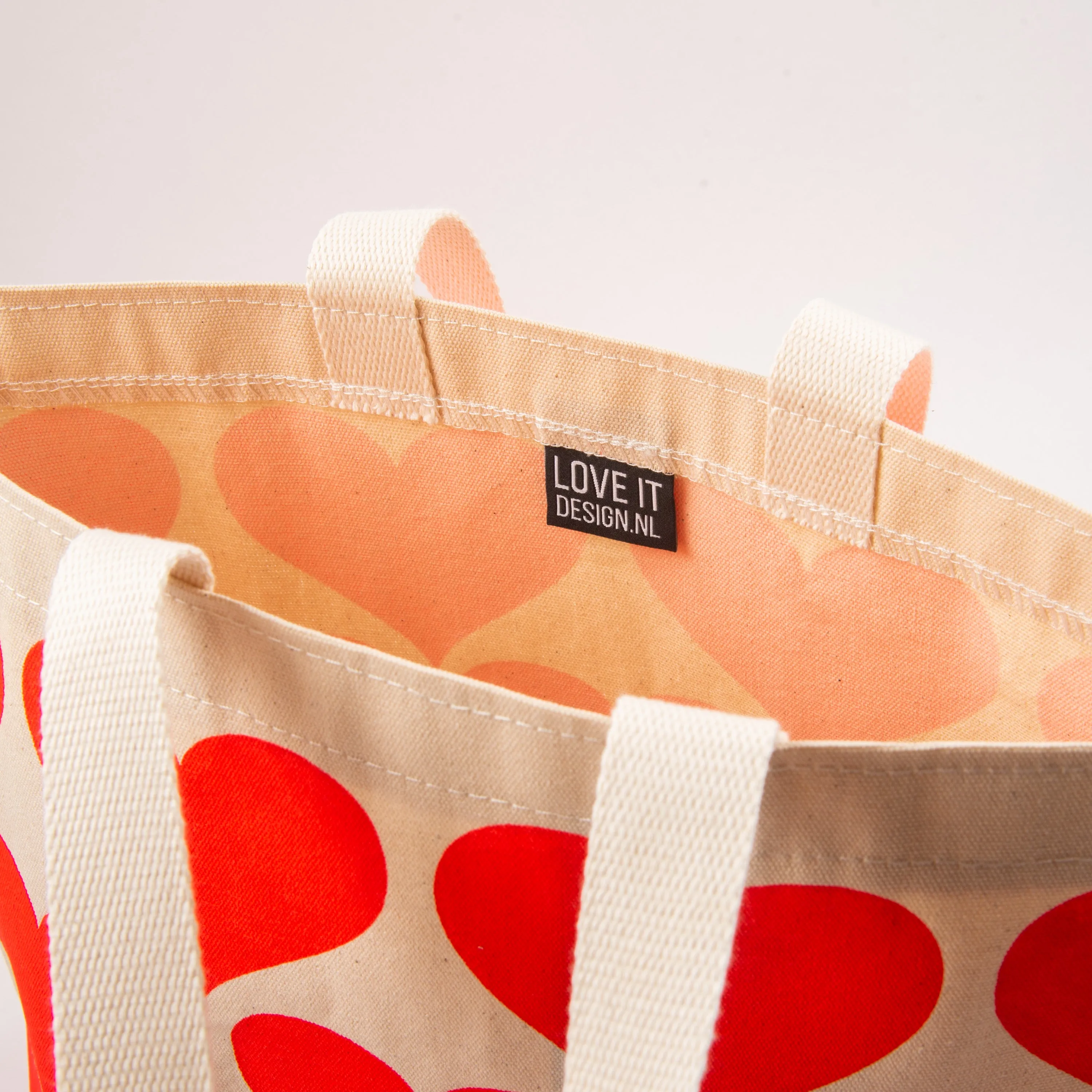 NIKO BAG - HEARTS RED/ORANGE