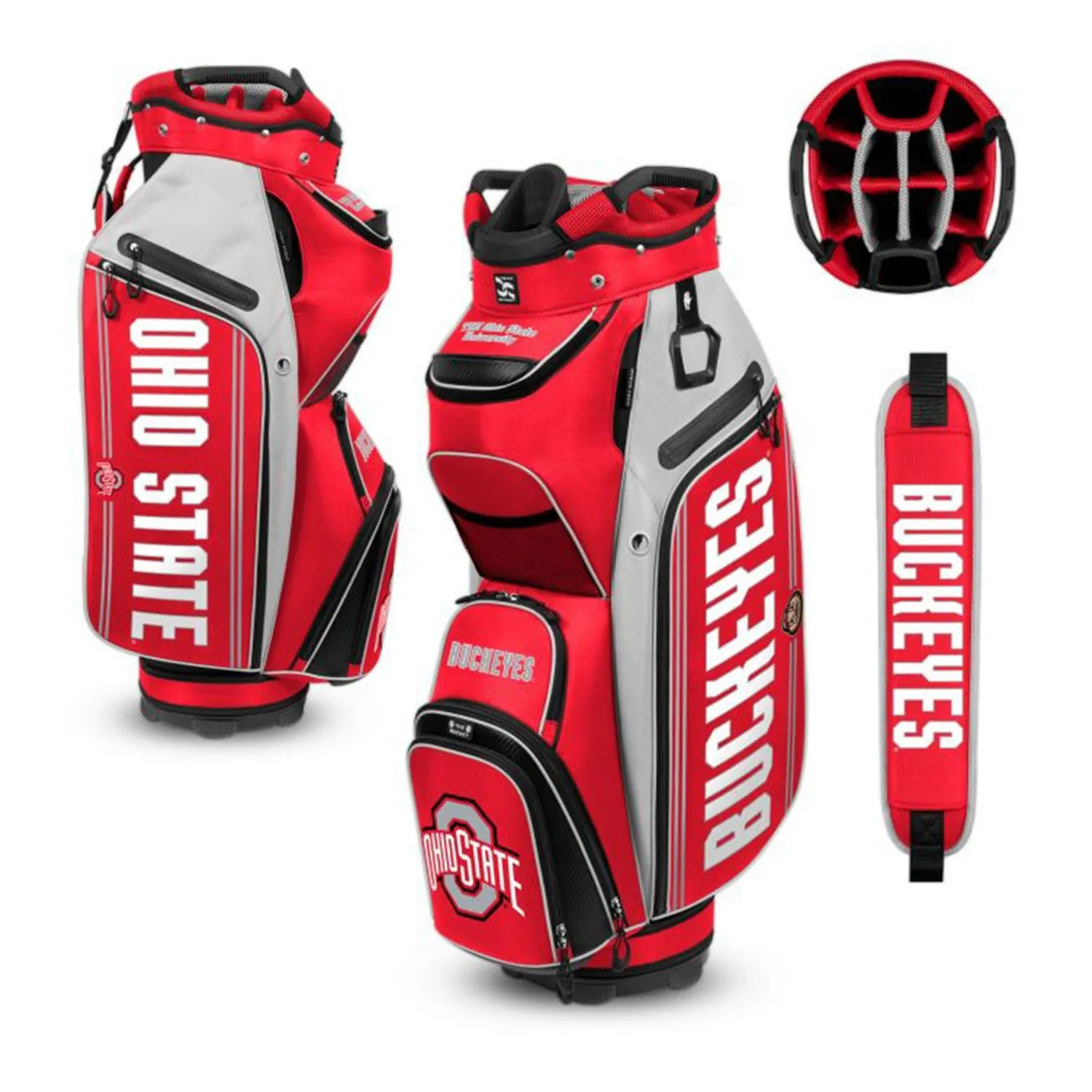 Ohio State Buckeyes Bucket III Cooler Cart Bag