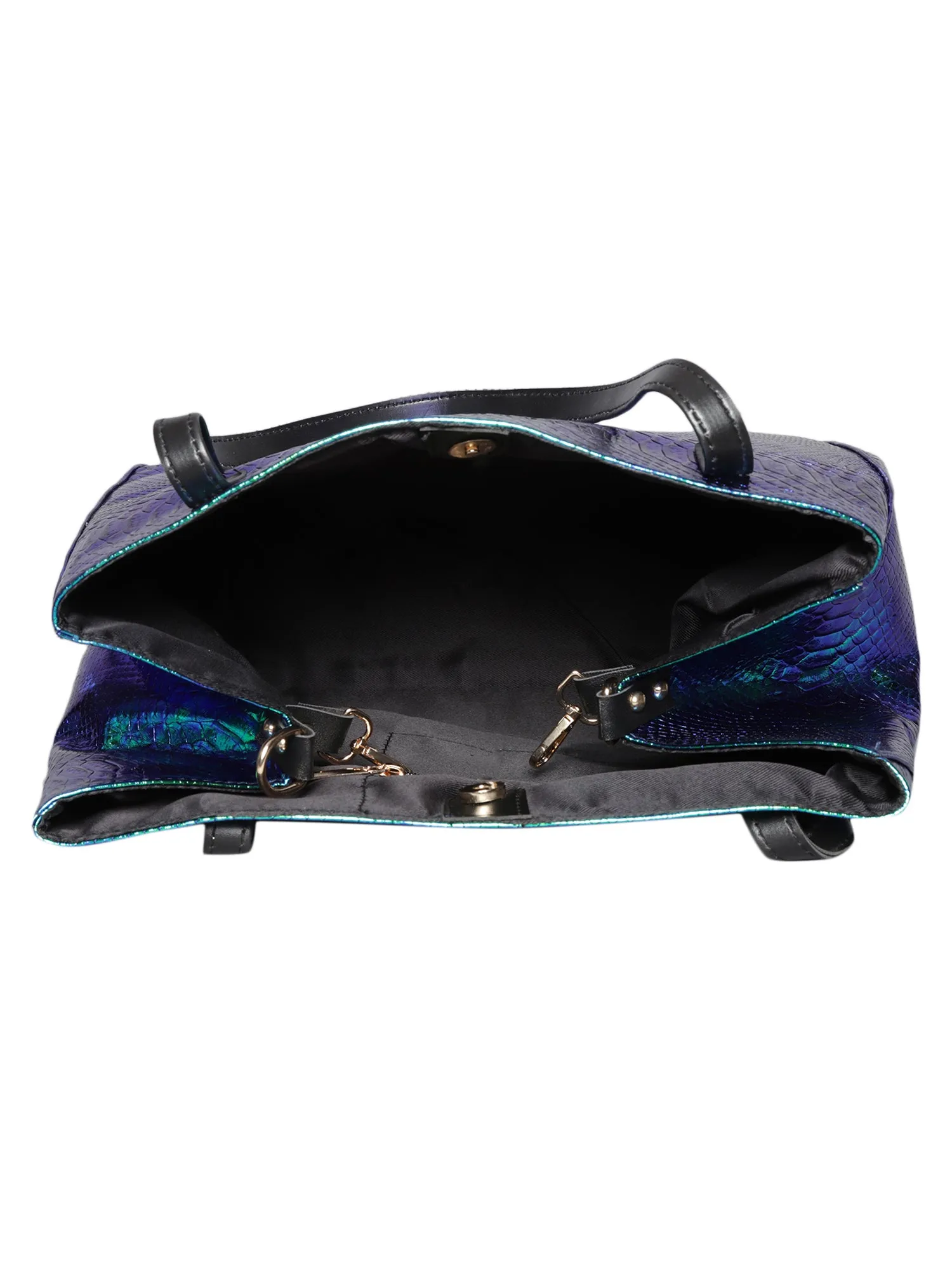 Peacock Holographic Tote Bag