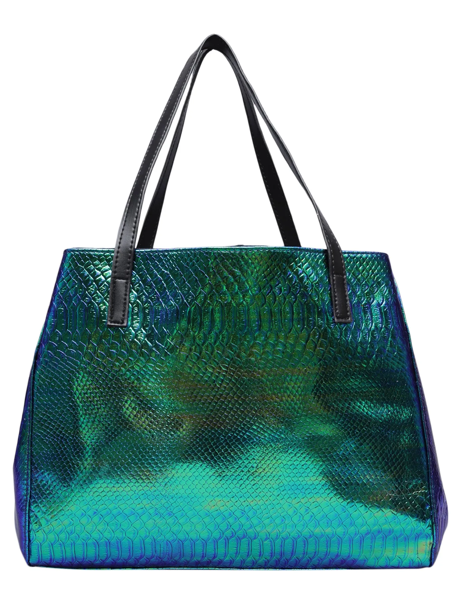 Peacock Holographic Tote Bag