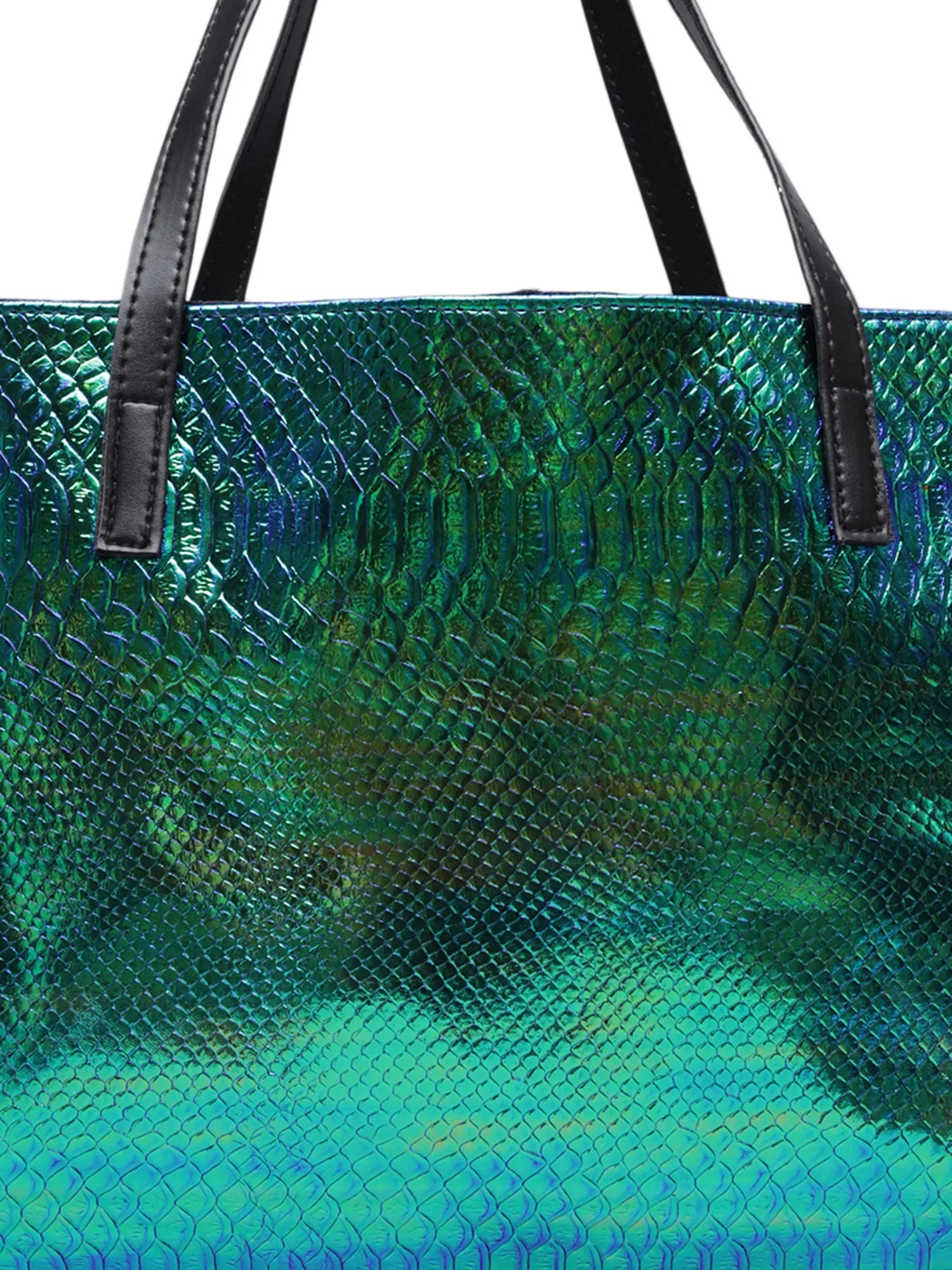 Peacock Holographic Tote Bag