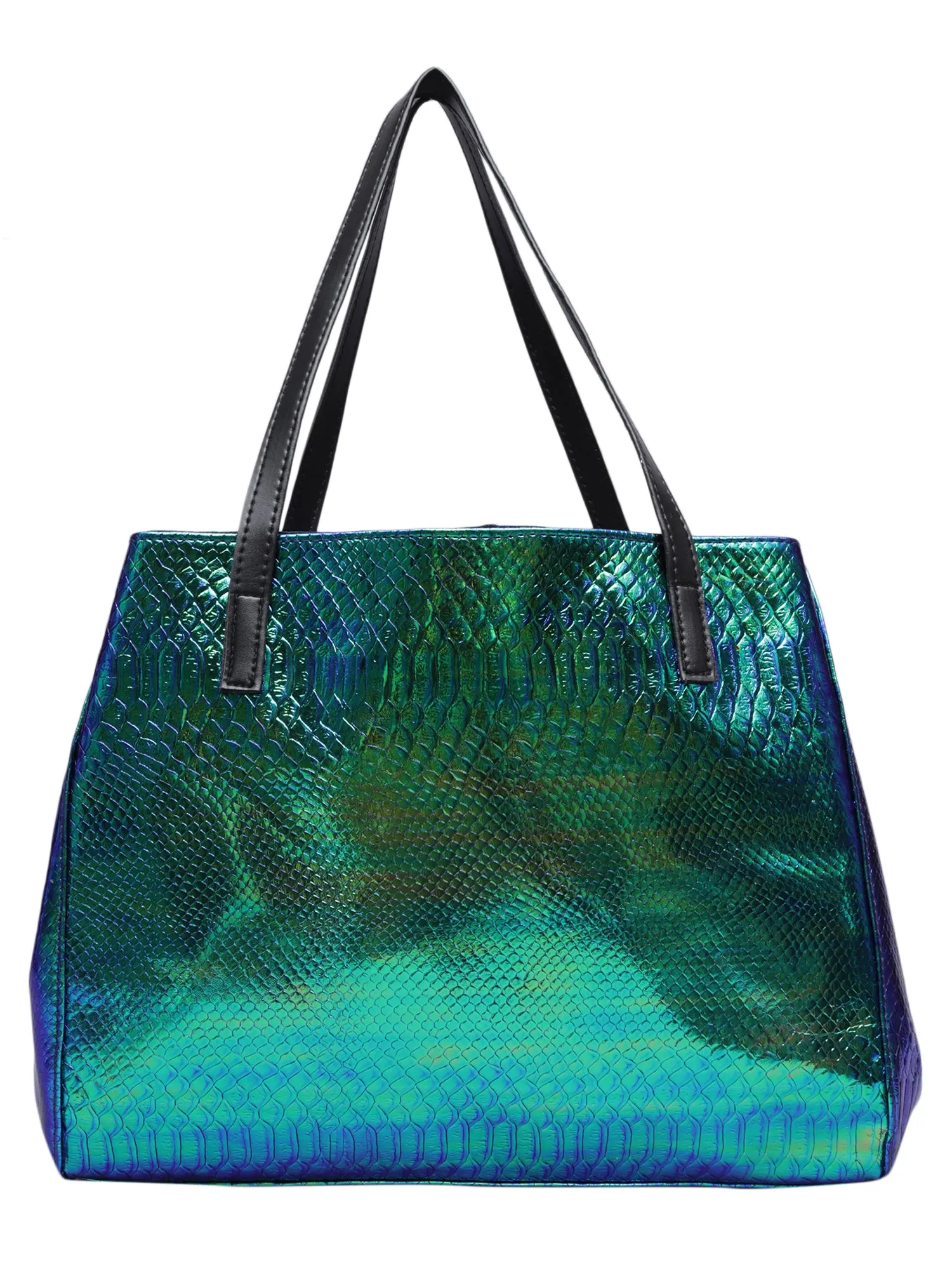 Peacock Holographic Tote Bag