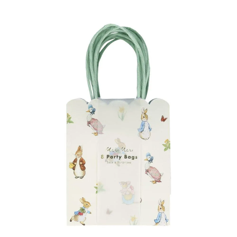 Peter Rabbit & Friends Party Bags, Set of 8 Beatrix Potter Character Favor Bags By Meri Meri, Perfect for Handing out Easter Treats!