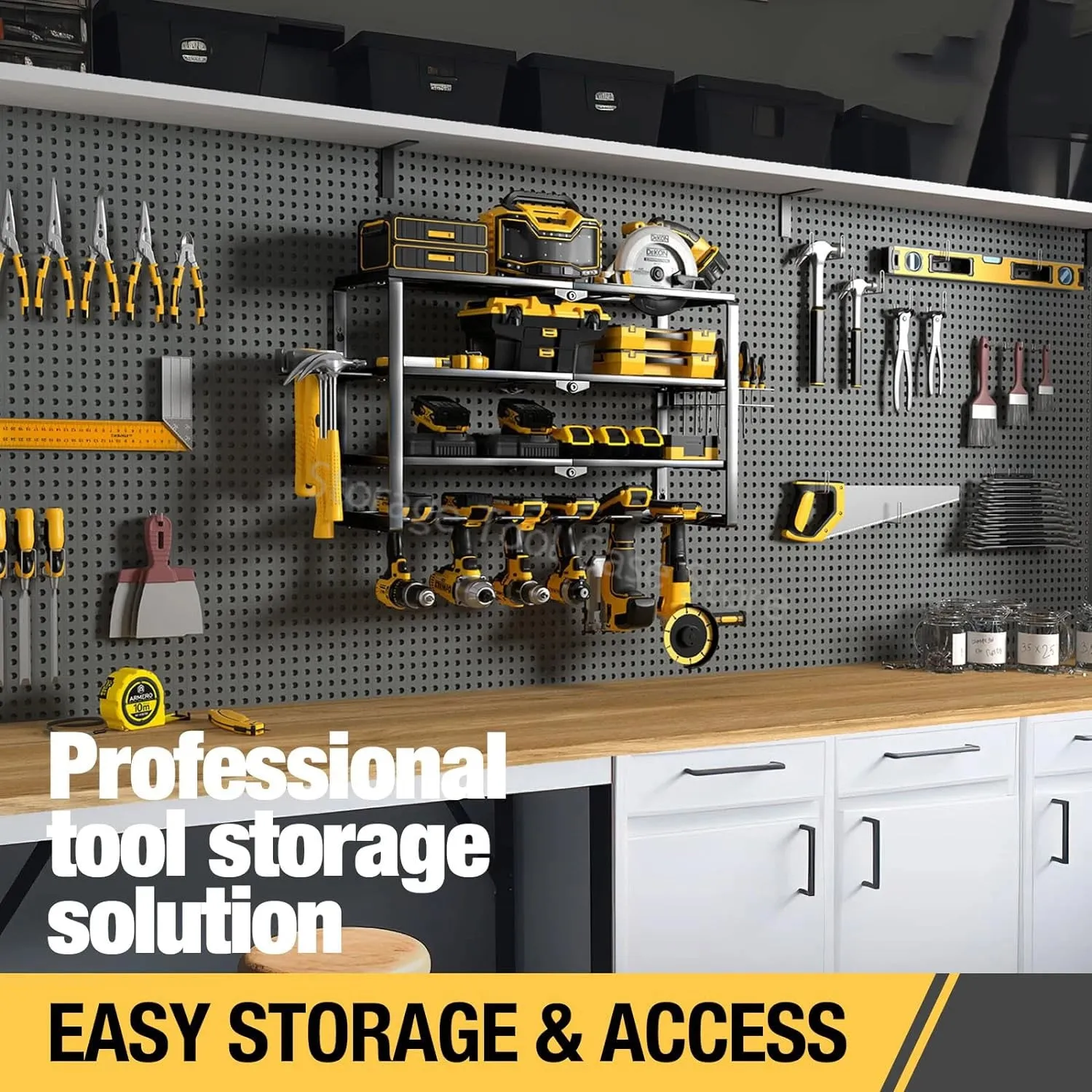 Power Tool Organizer Rack