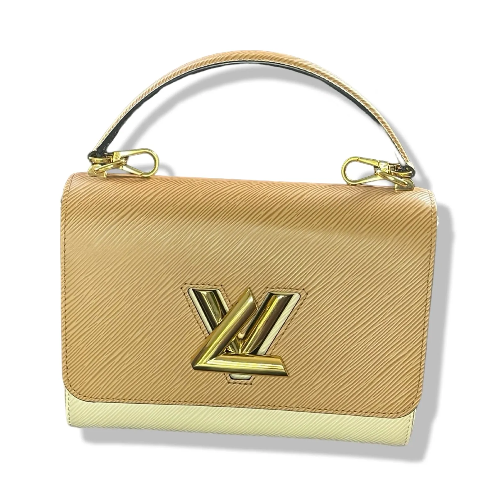 Pre-Owned Louis Vuitton Epi Leather Beige/Cream Twist MM Crossbody - LV2029