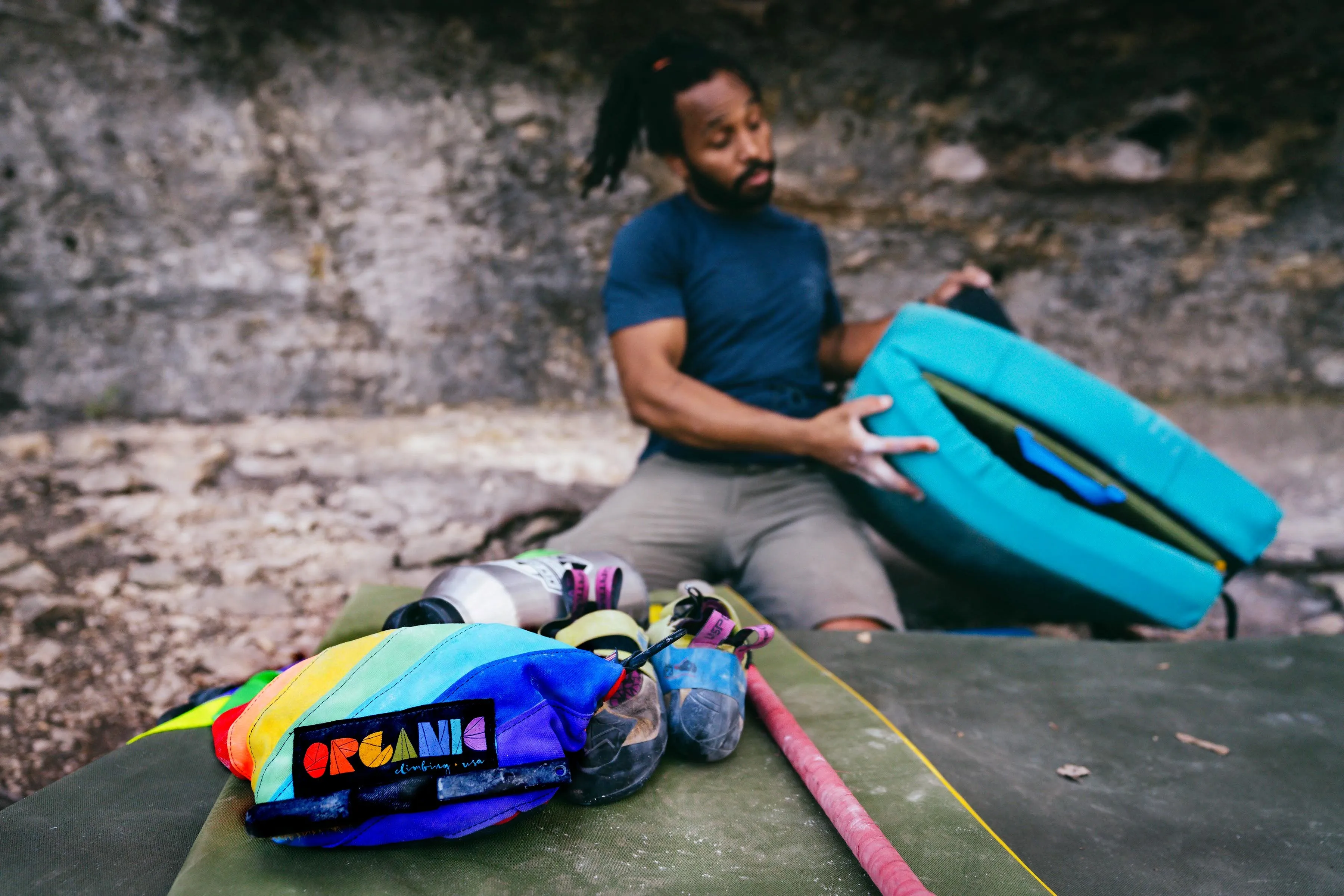 Rainbow Edition Lunch Bag Chalk Bucket