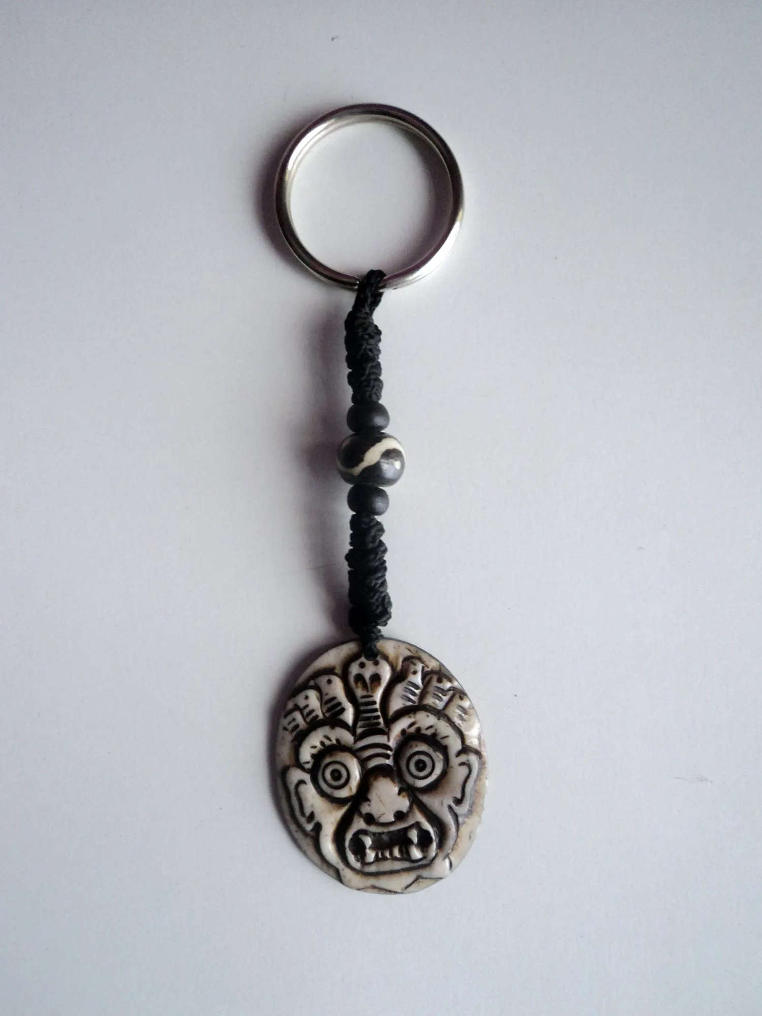 Religious Deities Bone Keychains