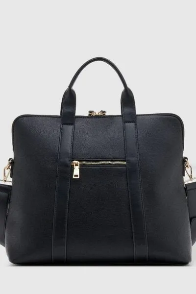 RHODES BLACK GOLD HARDWARE LAPTOP BAG