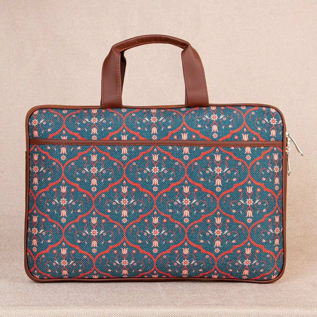 Sheesh Mahal Jaali Motif Laptop Sleeve