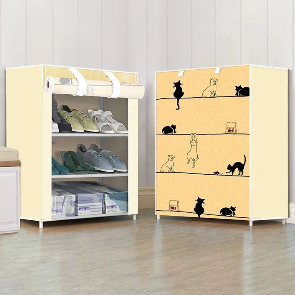 Shoe Cabinet Dustproof Fabric Organizer