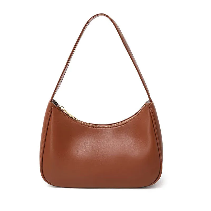 Simple Design Solid Color Underarm Bag