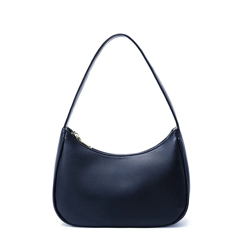 Simple Design Solid Color Underarm Bag