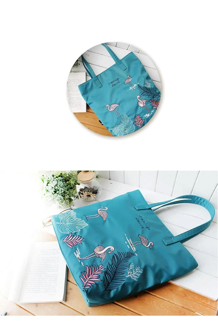 Single shoulder bag，artistic animal embroidery  001-144