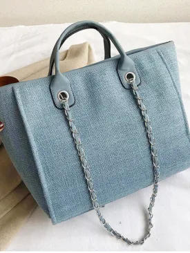 Slate Large Tote Bag