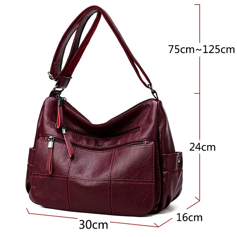 Soft Leather Crossbody Shoulder Bags