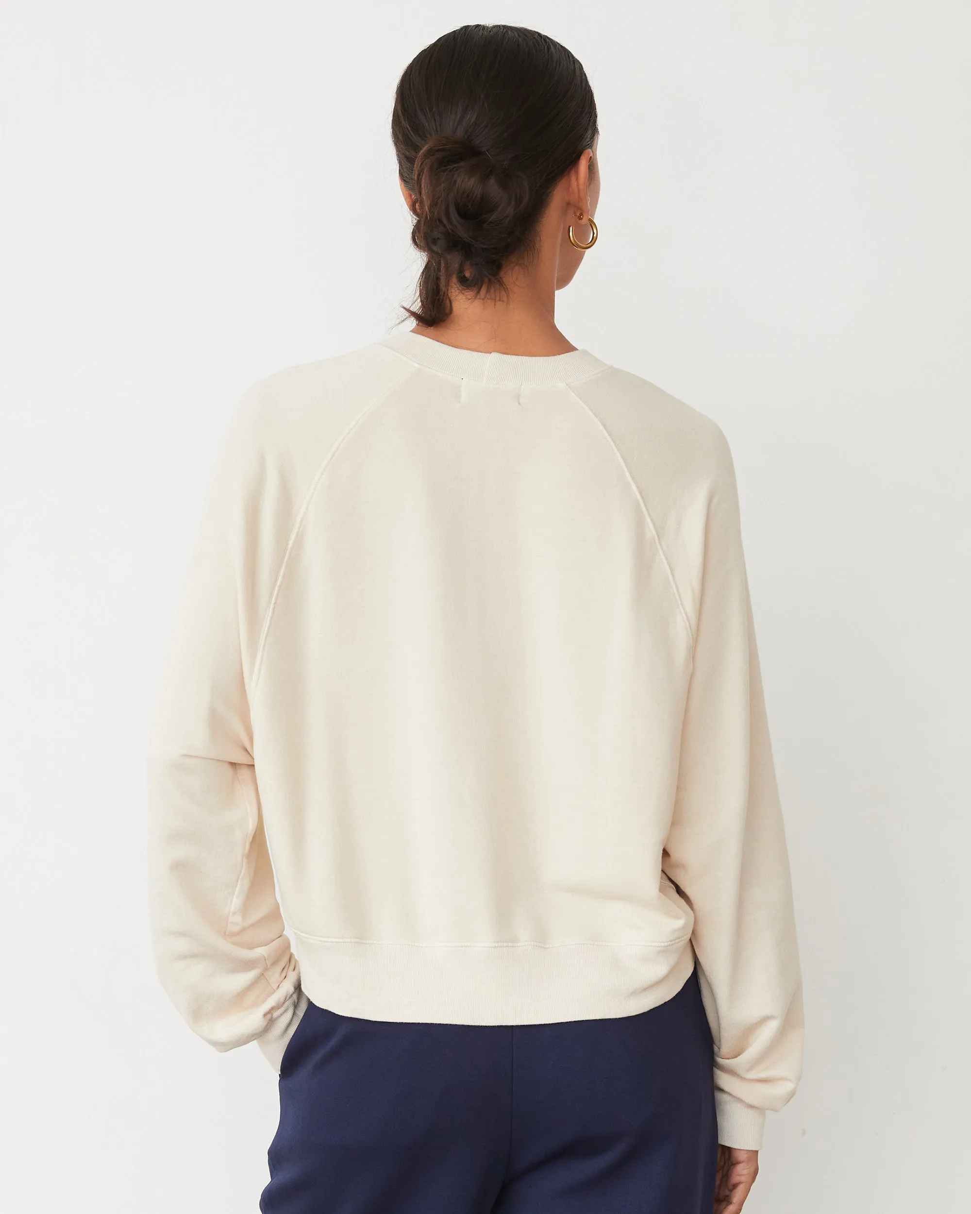 Softfleece Crop Crew Sweatshirt