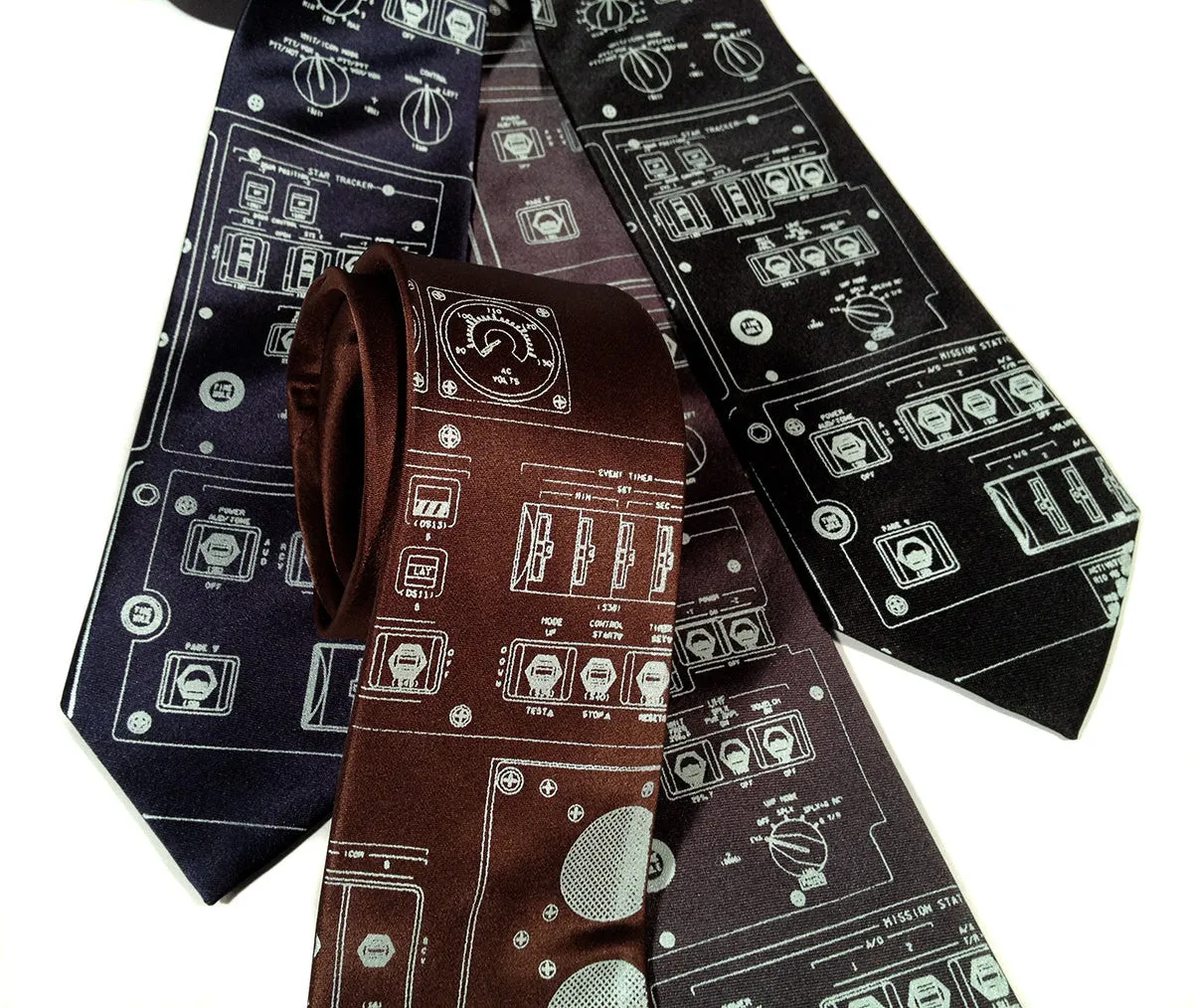 Space Shuttle Controls Necktie, NASA Tie