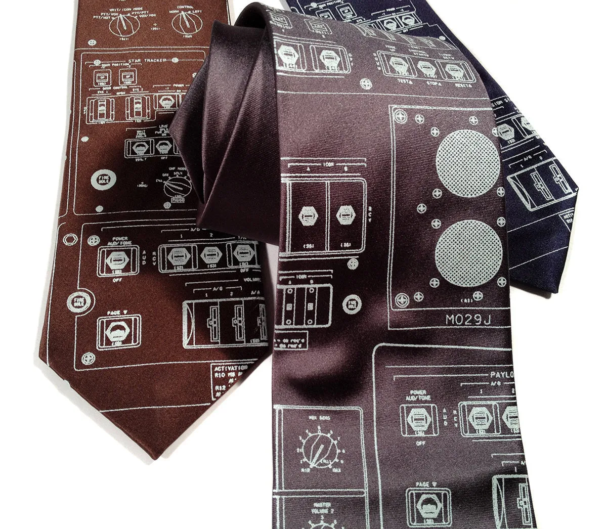 Space Shuttle Controls Necktie, NASA Tie