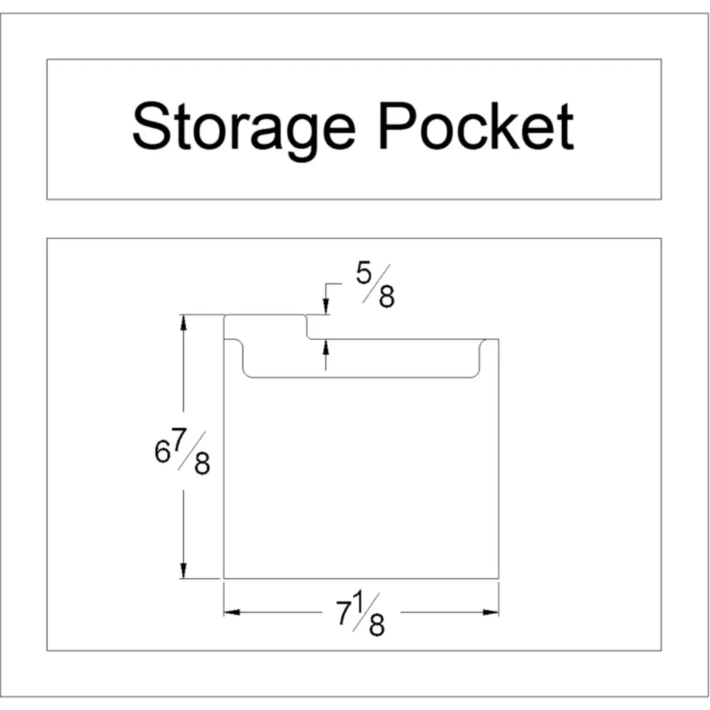 Stamp-n-Storage - 6 x 7 Storage Pocket 12pk