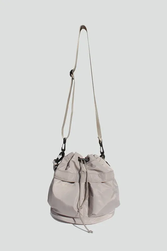 STREET LEVEL NYLON BUCKET BAG