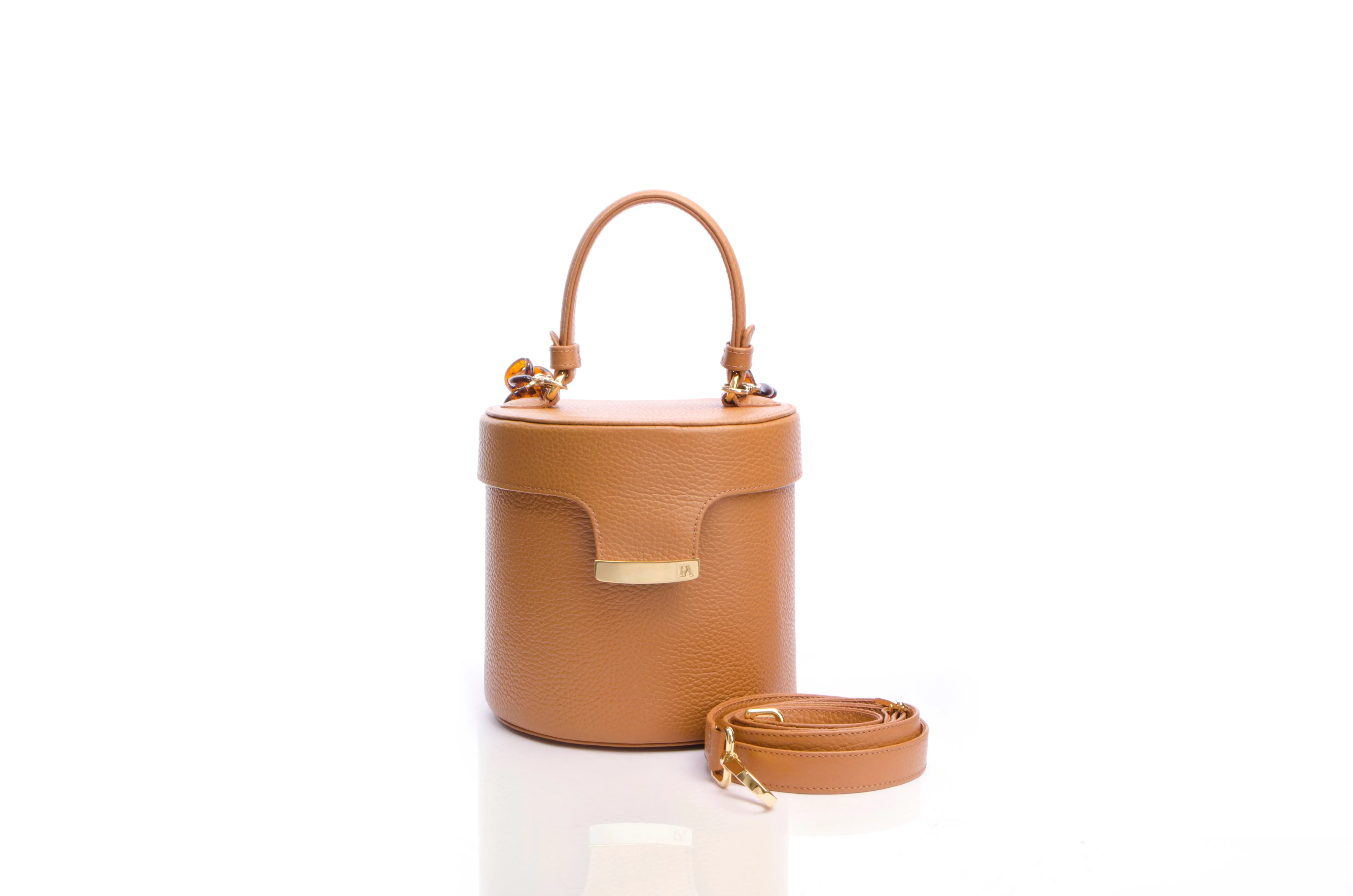 Tan Elena Vanity Bag