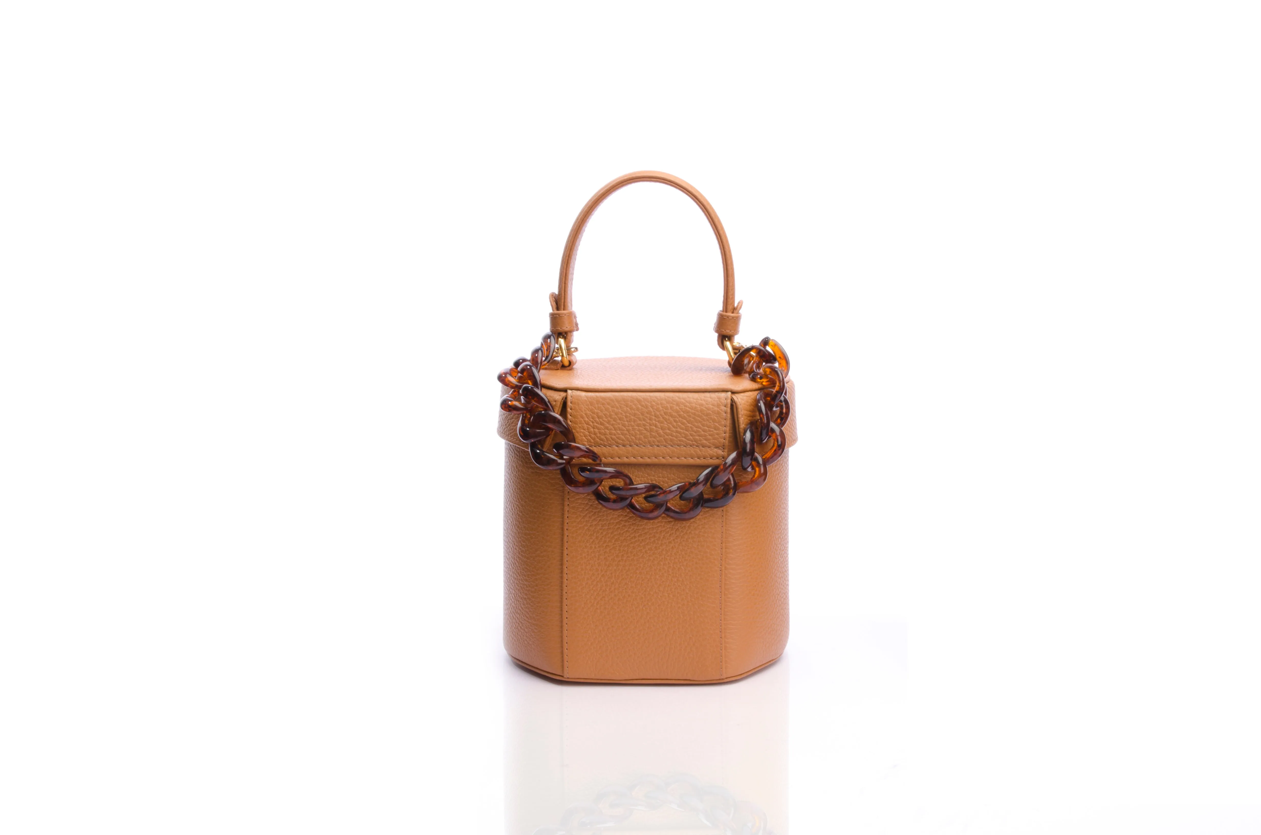 Tan Elena Vanity Bag