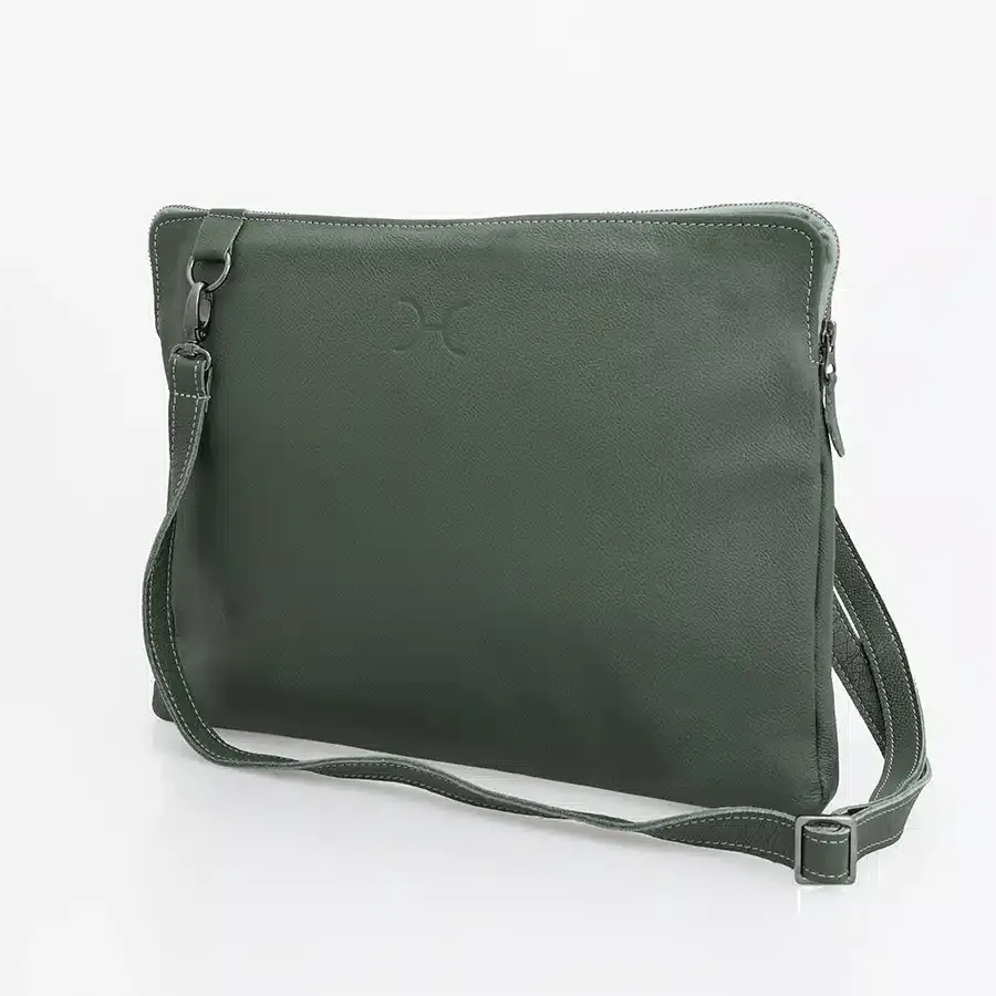 Thandana 15" Leather Laptop Sling Bag