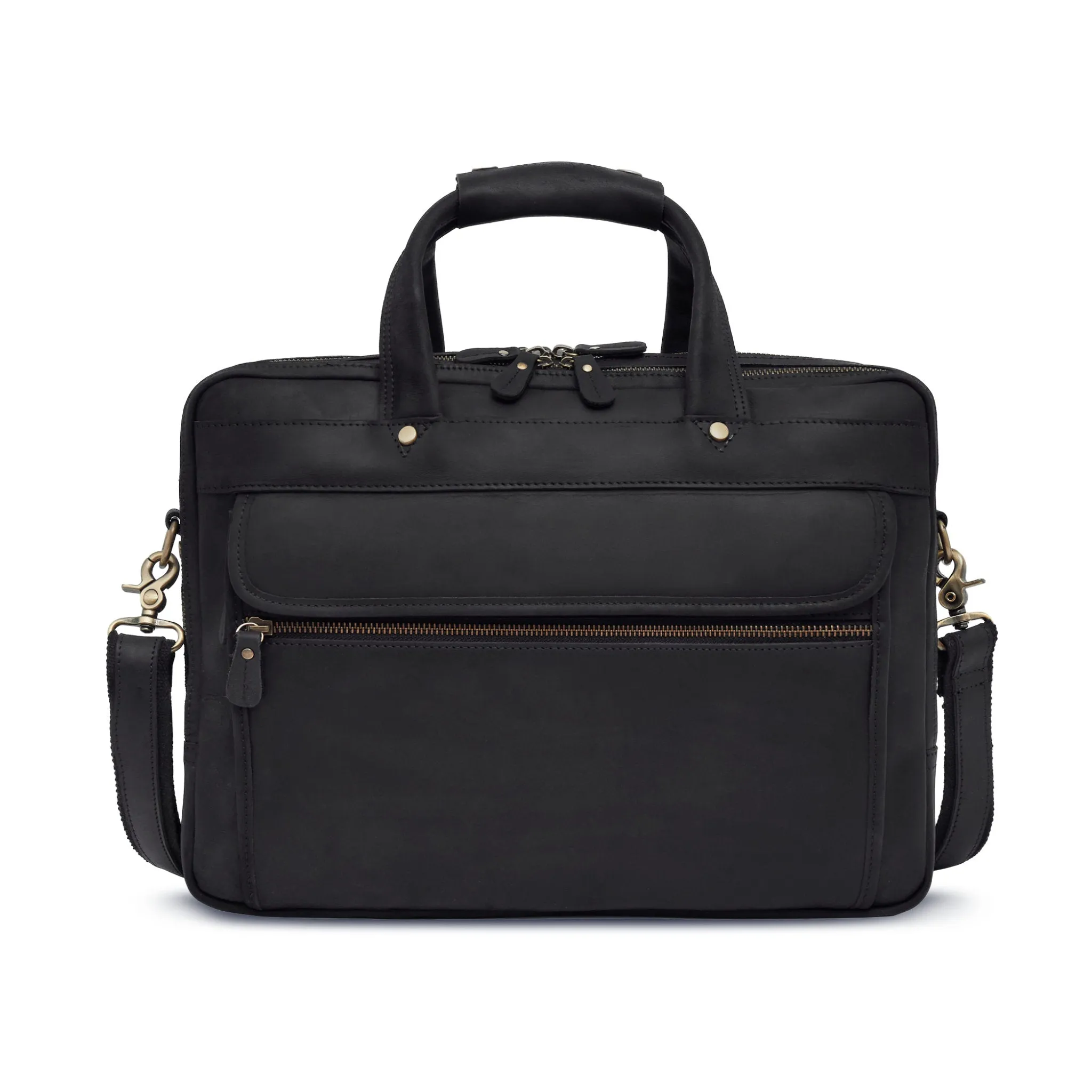 The Maverick Leather Briefcase