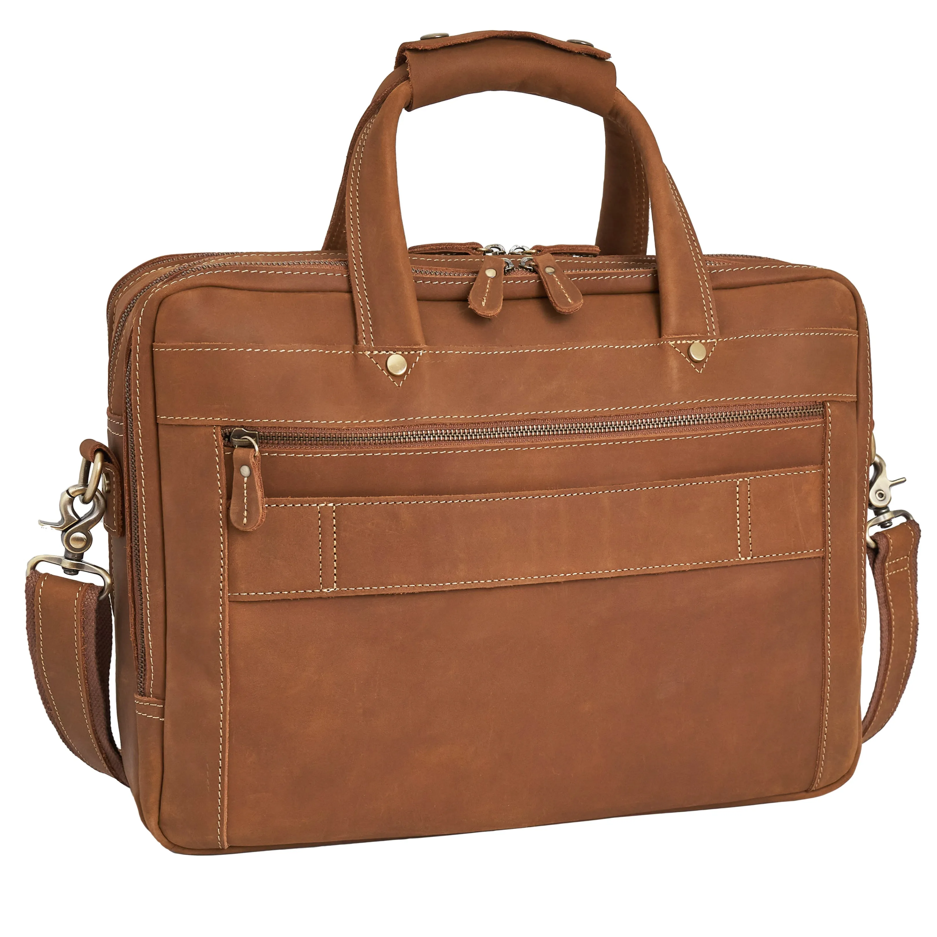 The Maverick Leather Briefcase