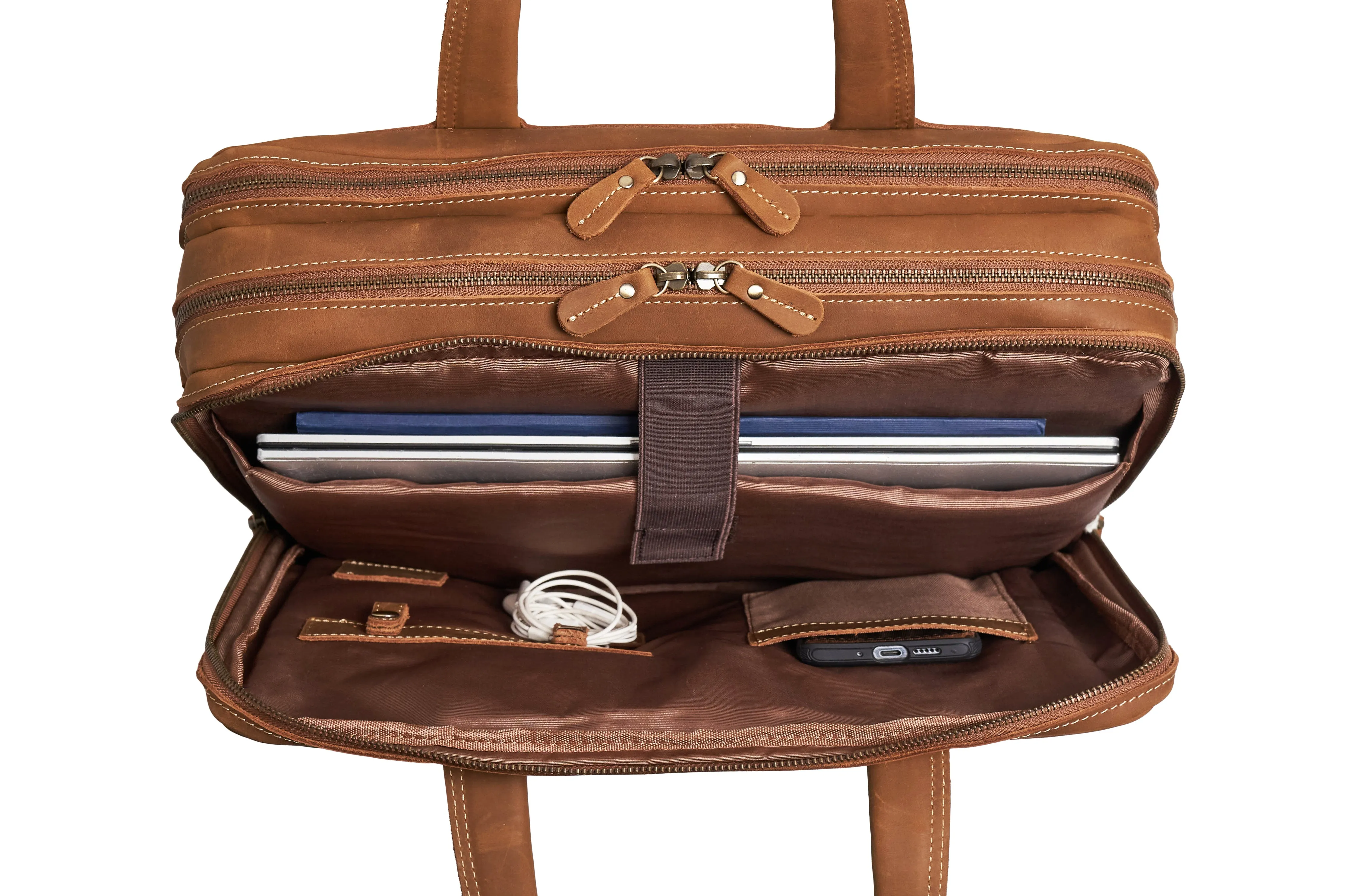 The Maverick Leather Briefcase