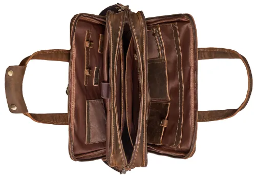 The Maverick Leather Briefcase