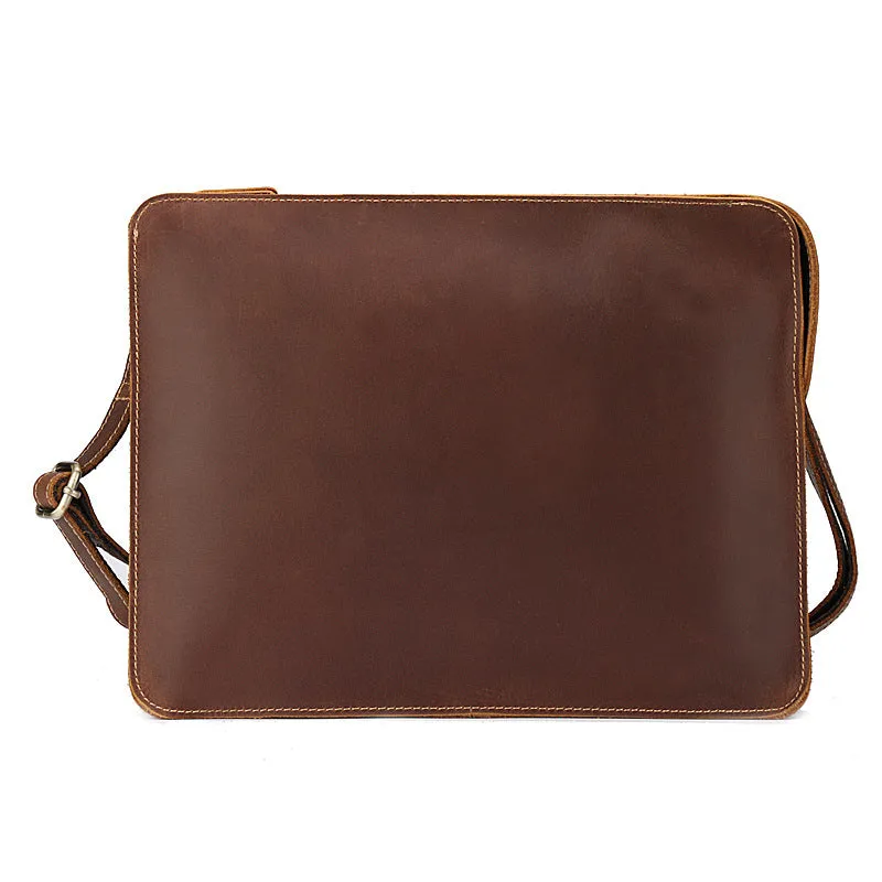 Vintage Leather Envelope Shoulder Ipad Bags 0073