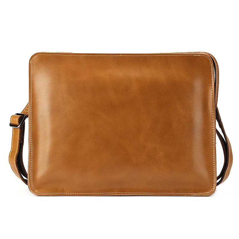 Vintage Leather Envelope Shoulder Ipad Bags 0073